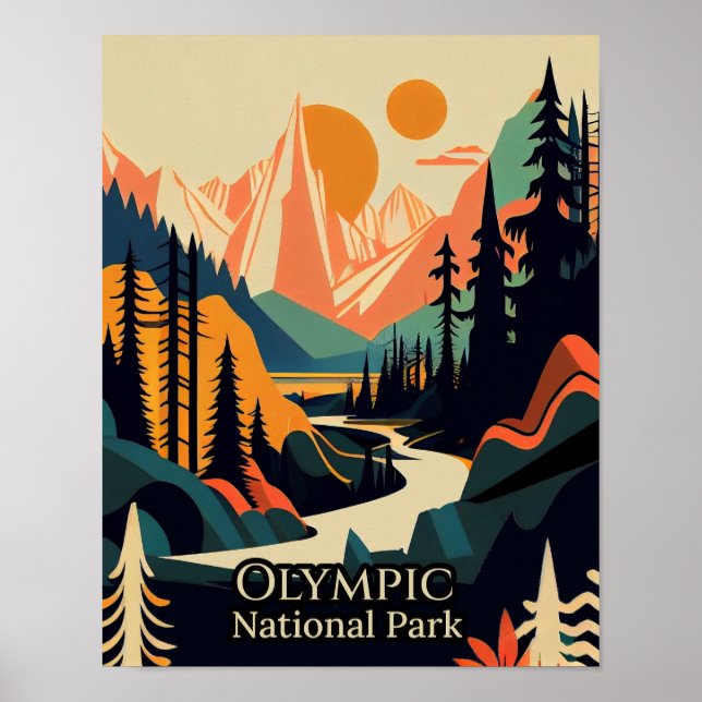 Contemporary Art i den olympiska nationalparken Poster (Framsidan)