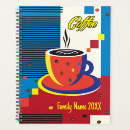 Contemporary av abstrakt av Kopp-kaffet i Trendige