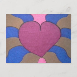 Contemporary av färgämnen vykort