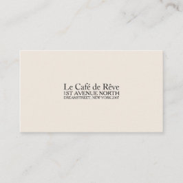 Contemporary av vintage visitkort