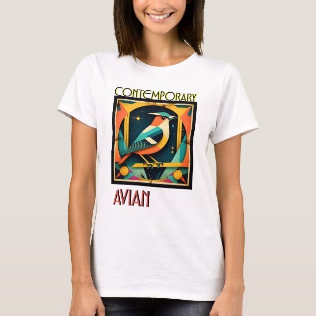 Contemporary Avian T Shirt (Framsida)