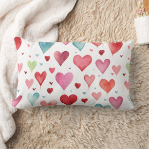 Contemporary Baby Nursery Heart Mönster Lumbarkudde