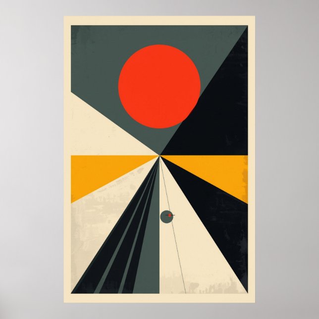 Contemporary Bauhaus art Poster (Framsidan)