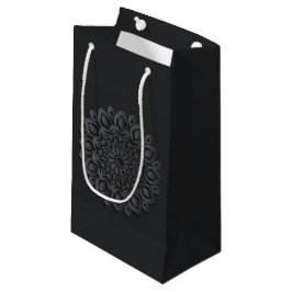 Contemporary Black Papper cut Mandala