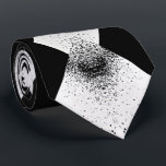 Contemporary Black White Necktie for Dapper Men Slips<br><div class="desc">Turn heads with this captivating abstract black and white tie. The unique optical illusion pattern creates a dynamic visual statement,  making it more than just an accessory – it's art for your wardrobe. Perfect for those who dare to be different.</div>