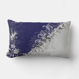 Contemporary Blue and Grey Decorative  Lumbarkudde