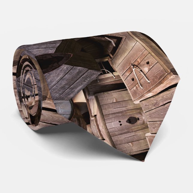 Contemporary Brown Amber Wood Mönster Slips (Rullad)