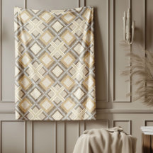 Contemporary Brown och Ivory Subtle Mönster