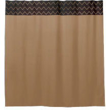 Contemporary brun med geometri