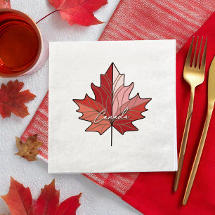 Contemporary Canadian Maple Löv ID1071 Pappersservett
