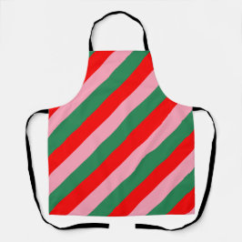 Contemporary Christmas Candy Stripes 