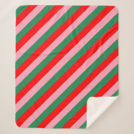 Contemporary Christmas Candy Stripes 