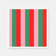 Contemporary Christmas Stripes 
