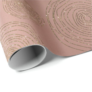 Contemporary Circles Ringar Rosa ros Guld Glam Presentpapper