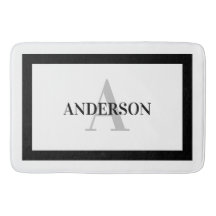 Contemporary Colonial Wide Gräns Bath Mat