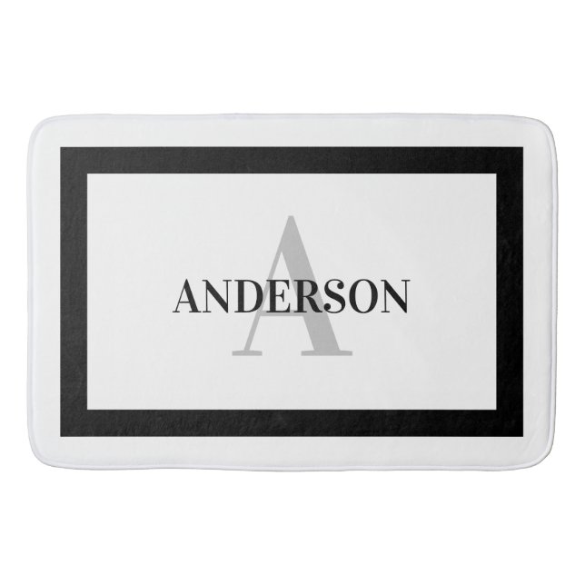 Contemporary Colonial Wide Gräns Bath Mat Badrumsmatta (Framsidan)