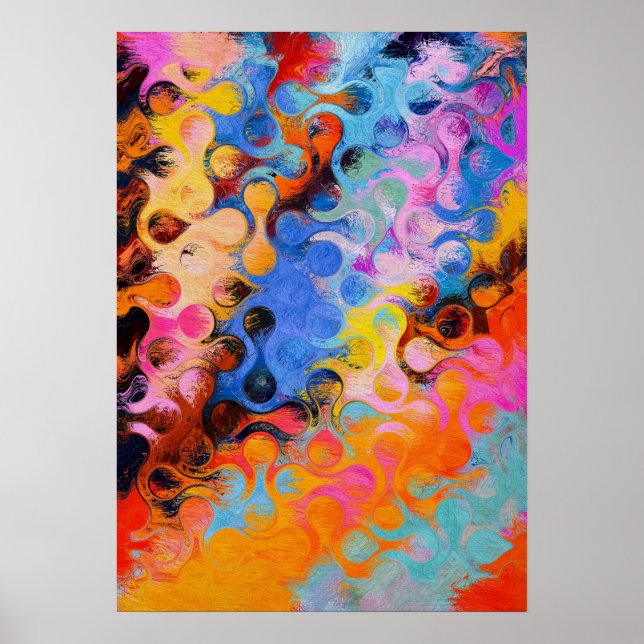 Contemporary Colorful Abstract Poster (Framsidan)