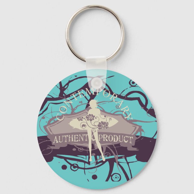 Contemporary Dance T-shirts och presenter Nyckelring (Framsida)