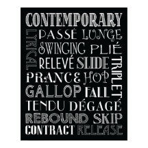 Contemporary Dance Tunnelbanan Art Poster