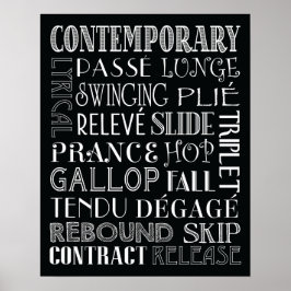 Contemporary Dance Tunnelbanan Art Poster