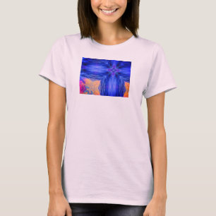 Contemporary Design Bella+Arbetsytans flödescirkel T Shirt