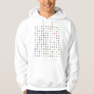 Contemporary Diamond Mosaic Geometric Mode Desi Hoodie