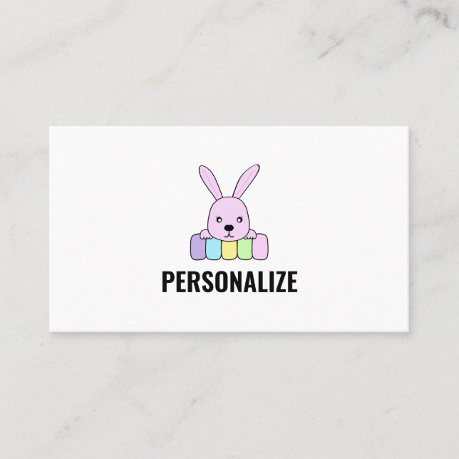 Contemporary, effektiv, Elegant och redigerbar Visitkort (Framsida)