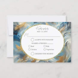 Contemporary Elegance: Blue White Guld OSA