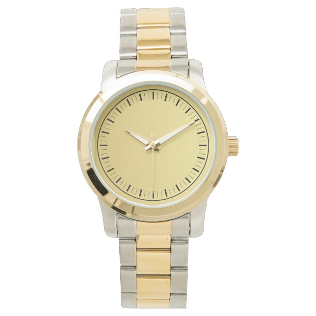 Contemporary Elegant två ton Armbandsur (Framsida)