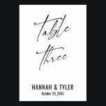 Contemporary Elegant Typografi Bord 3 Bordsnummer<br><div class="desc">Fet, enkel, contemporary, elegant. Denna utformning kompletterar en växande samling unika delara som fångar och skiljer öga åt. Använda mallen fält om du vill ändra ställe-innehavarinformationen och göra designen till en egen. Andra färg och stilar finns i den här samlingen. Jag har ett fantastiskt teckensnitt för en bild som läser...</div>