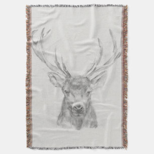 Contemporary Elk Sketch Filt
