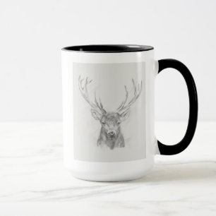 Contemporary Elk Sketch Mugg