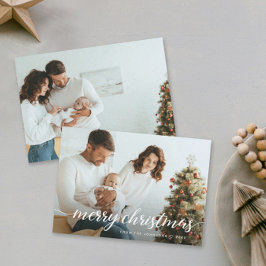Contemporary Family Photos God jul Julkort