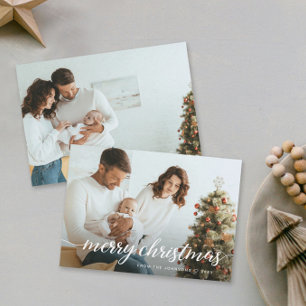 Contemporary Family Photos God jul Julkort