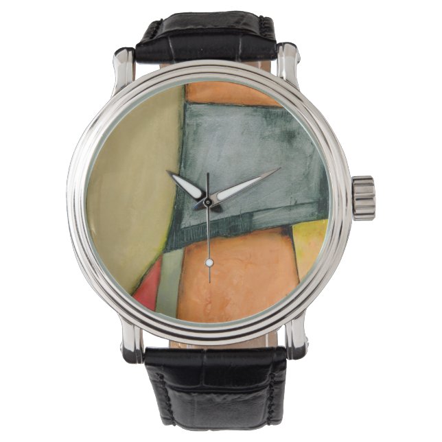 Contemporary Färga geometriska former Armbandsur (Framsida)