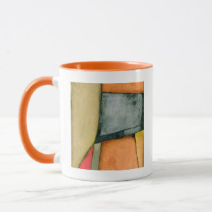 Contemporary Färga geometriska former Mugg