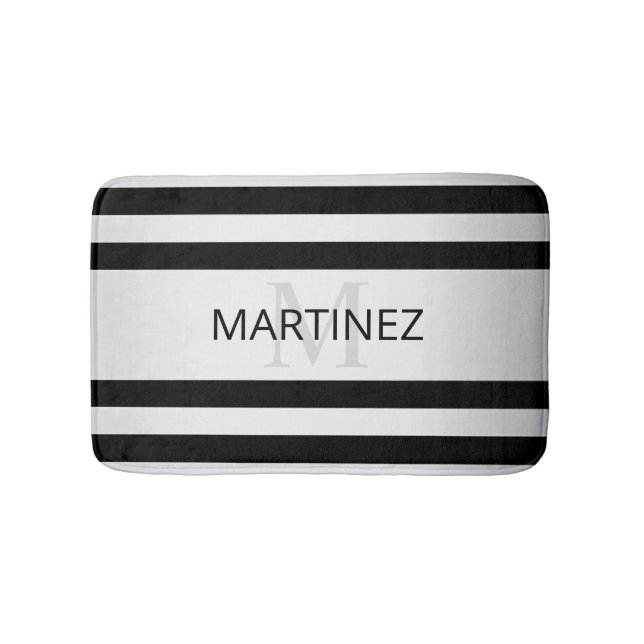 Contemporary Faux Silver Ombre Rand & Black Badrumsmatta (Framsidan)