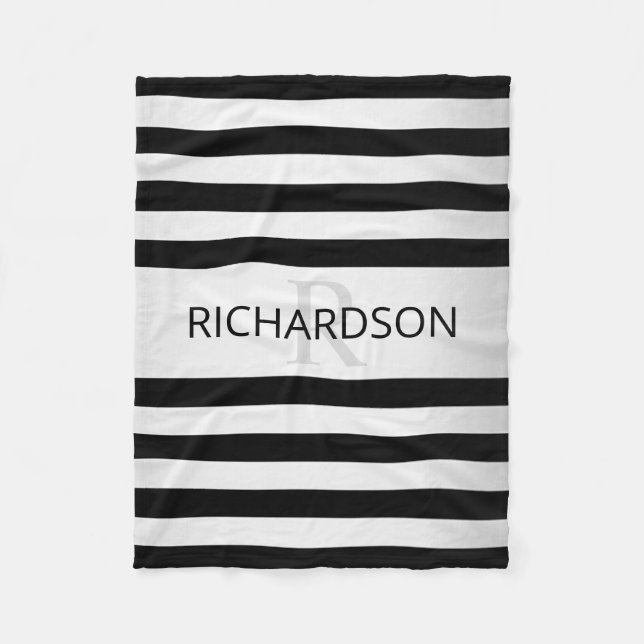 Contemporary Faux Silver Ombre Rand & Black Fleecefilt (Framsidan)