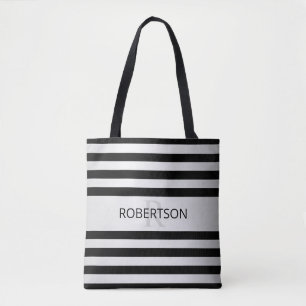 Contemporary Faux Silver Ombre Rand & Black Tygkasse