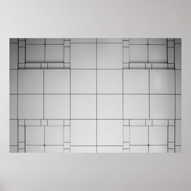contemporary för abstraktens arkitektur poster (Framsidan)