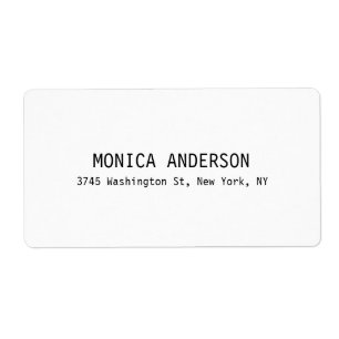 Contemporary för enkel vit Professionell Fraktsedel