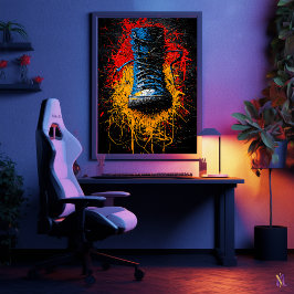 Contemporary för stadsmiljöpåverkan Uttrycklig sta Poster