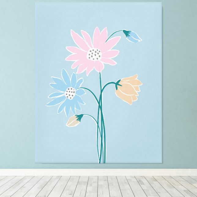 Contemporary Gallery Art  Canvastryck (Insitu (trägolv))