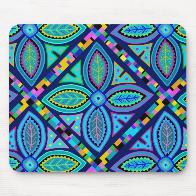 Contemporary Granny Square Flower Musmatta (Framsidan)