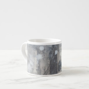 Contemporary Grått-målning Espressomugg