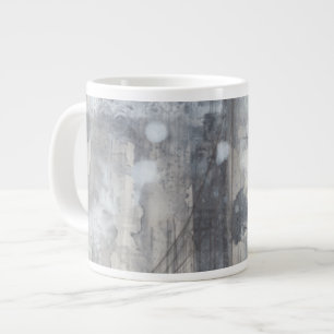 Contemporary Grått-målning Jumbo Mugg