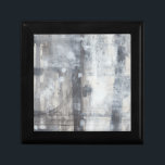 Contemporary Grått-målning Smyckeskrin<br><div class="desc">Den här contemporaryn grått-målningen är Jennifer Goldbergers verk. Ett tjockt grått hänger på biet som en tung dimma. Köp en kopia av den här utskriften idag!</div>