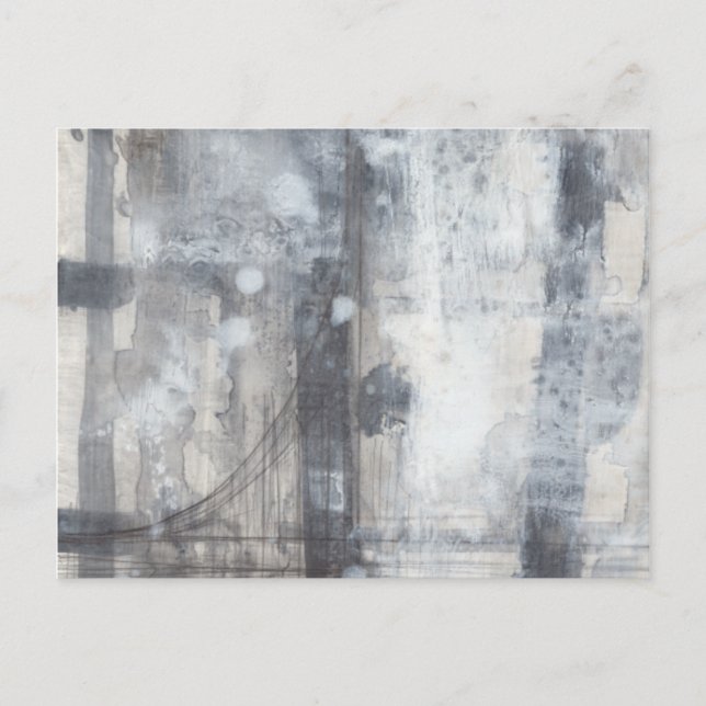Contemporary Grått-målning Vykort (Framsida)