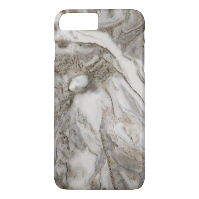 Contemporary Grått Marble Mönster Case-Mate iPhone Skal (Baksida)