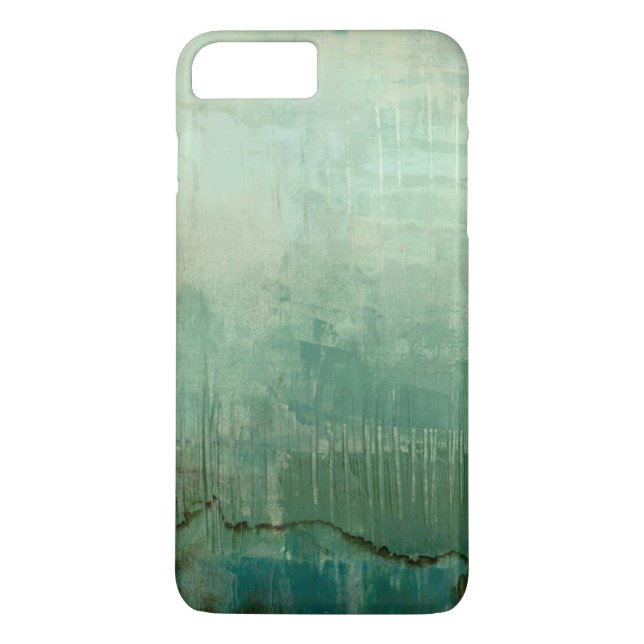 Contemporary Grönt vattenfärg Case-Mate iPhone Skal (Baksida)
